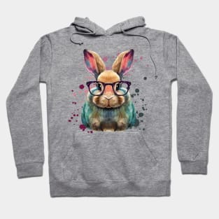 Bunny with Glasses Hoodie